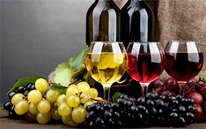 сухие красные розовые и белые вина